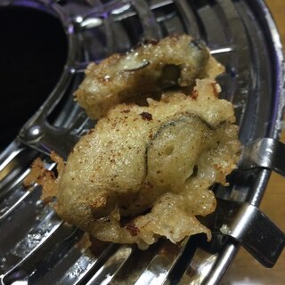 米粉で牡蠣の天ぷら